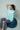 Powder blue, 100% Organic Cotton, Relaxed Tunic Tee, Seamless Pocket