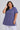 Purple, 100% Organic Cotton, Relaxed Tunic Tee, Seamless Pocket