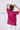 Rani pink, 100% Organic Cotton, Relaxed Tunic Tee, Seamless Pocket
