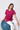 Rani pink, 100% Organic Cotton, Relaxed Tunic Tee, Seamless Pocket