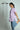 Lavender, 100% Organic Cotton, Relaxed Tunic Tee, Seamless Pocket