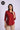 Long Concealed Polo Shirt - Maroon