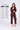 Dark Brown Zipper Collar Co-ord Set