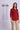 Long Concealed Polo Shirt - Maroon