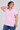 Rose, 100% Organic Cotton, Relaxed Tunic Tee, Seamless Pocket