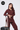 Dark Brown Zipper Collar Co-ord Set