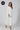 Cream White Zipper Collar Co-ord Set
